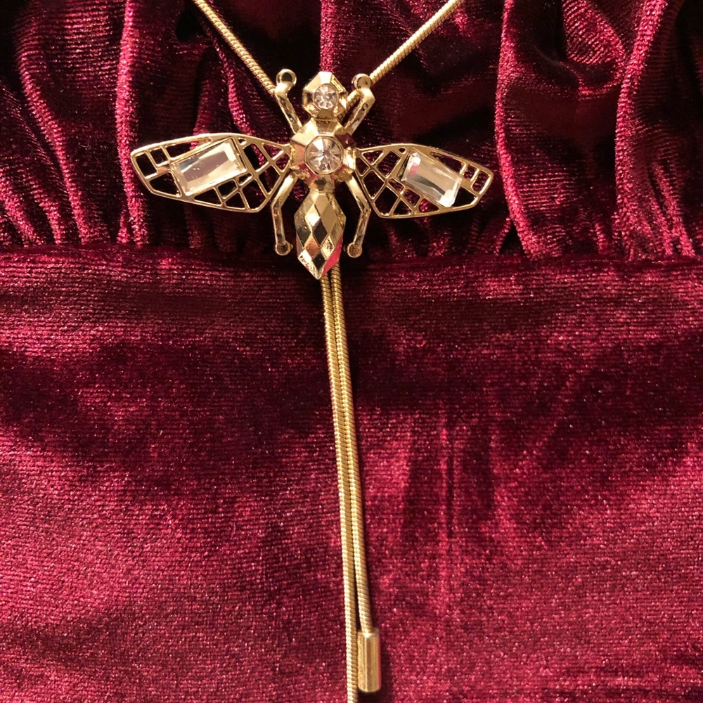 Long Dragonfly Pendant Necklace